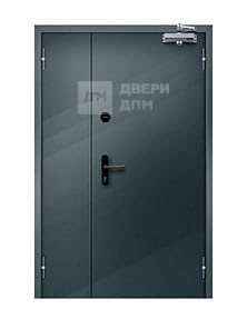 Полуторная ДПМ-02 EI-45 глухая противопожарная дверь взломостойкая